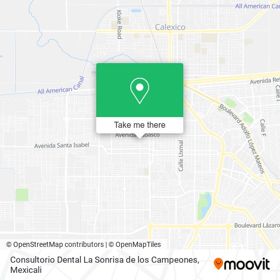 Mapa de Consultorio Dental La Sonrisa de los Campeones