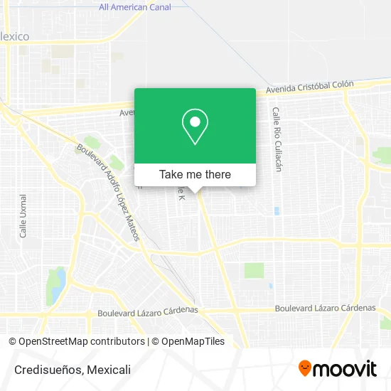 Credisueños map