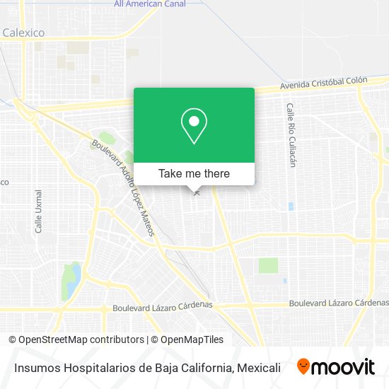 Insumos Hospitalarios de Baja California map