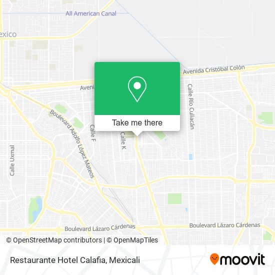 Restaurante Hotel Calafia map