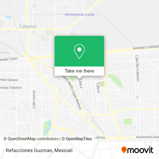 Refacciones Guzman map