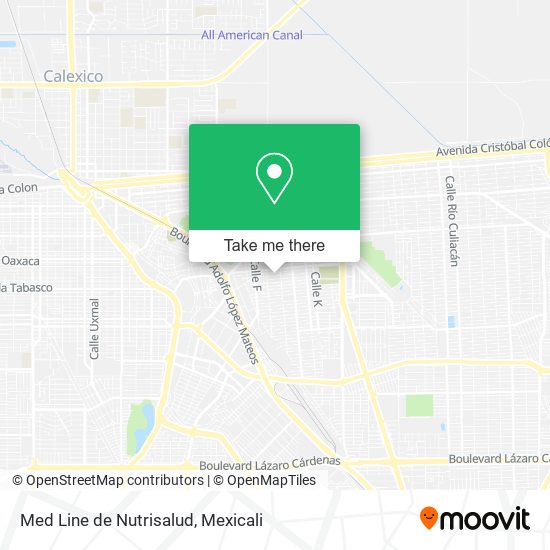 Med Line de Nutrisalud map