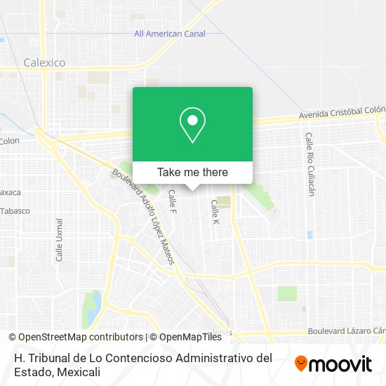 H. Tribunal de Lo Contencioso Administrativo del Estado map