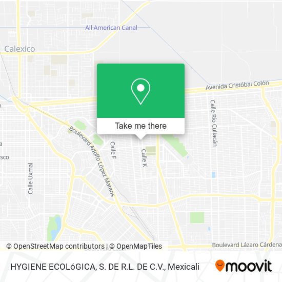HYGIENE ECOLóGICA, S. DE R.L. DE C.V. map