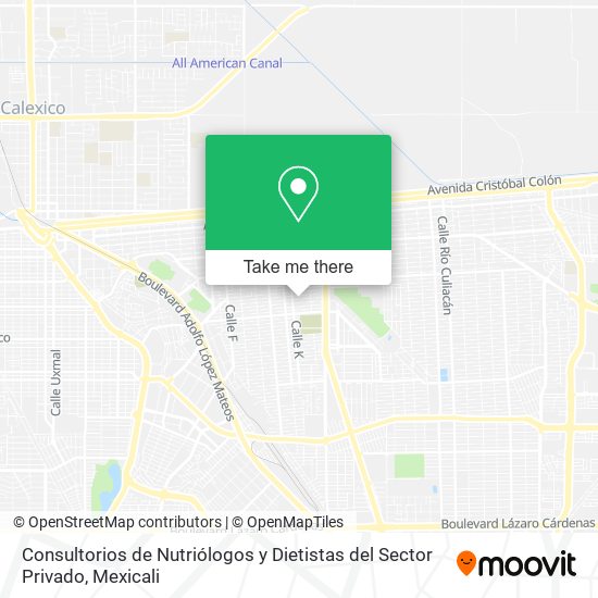 Consultorios de Nutriólogos y Dietistas del Sector Privado map