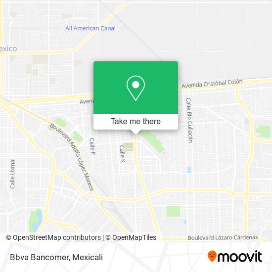 Bbva Bancomer map