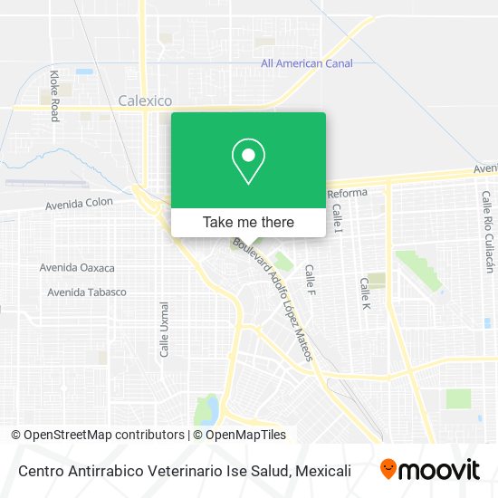 Centro Antirrabico Veterinario Ise Salud map