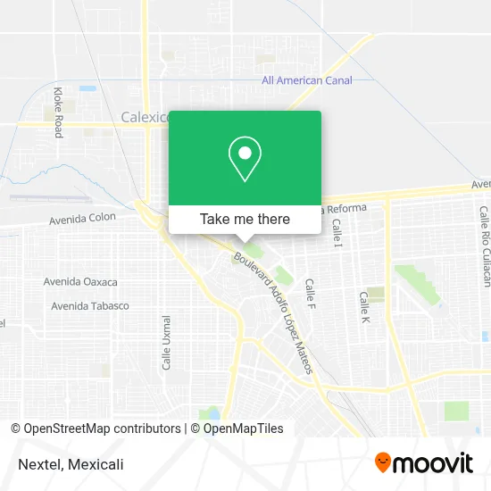 Nextel map