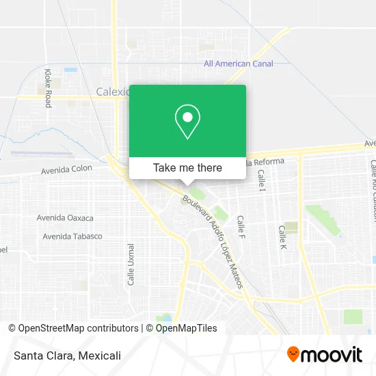Santa Clara map