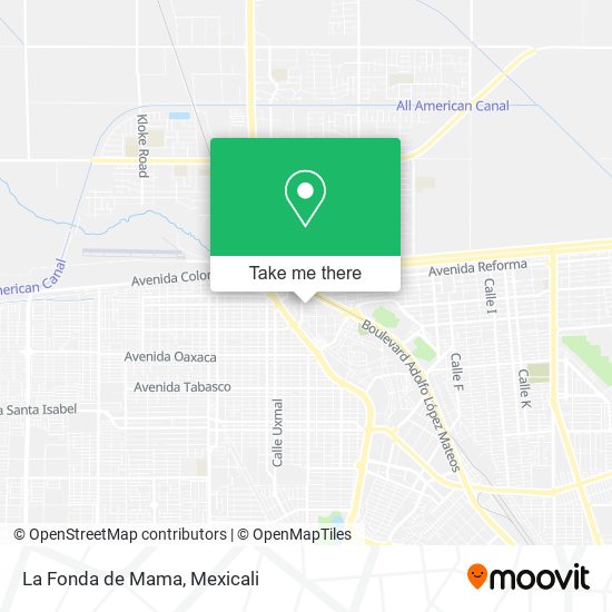 Mapa de La Fonda de Mama