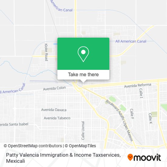 Mapa de Patty Valencia Immigration & Income Taxservices