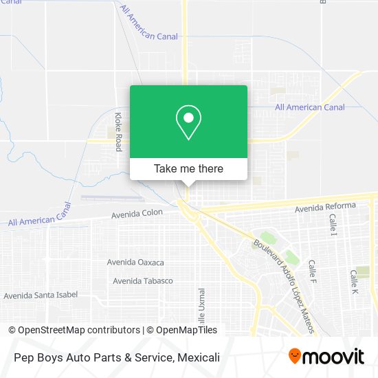 Pep Boys Auto Parts & Service map