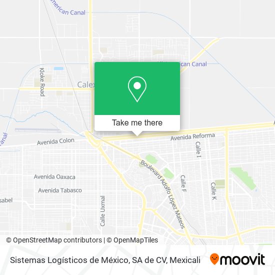 Sistemas Logísticos de México, SA de CV map