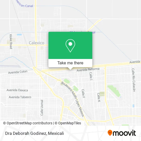 Mapa de Dra Deborah Godinez