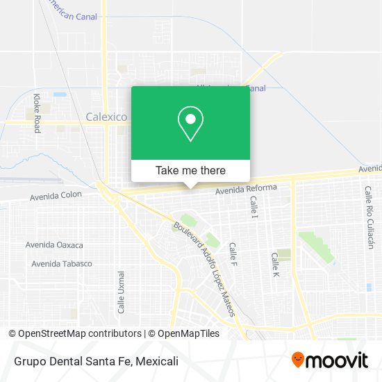 Mapa de Grupo Dental Santa Fe