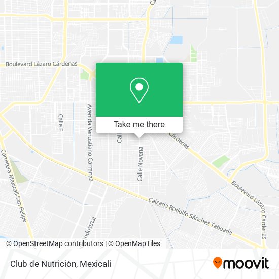 Club de Nutrición map