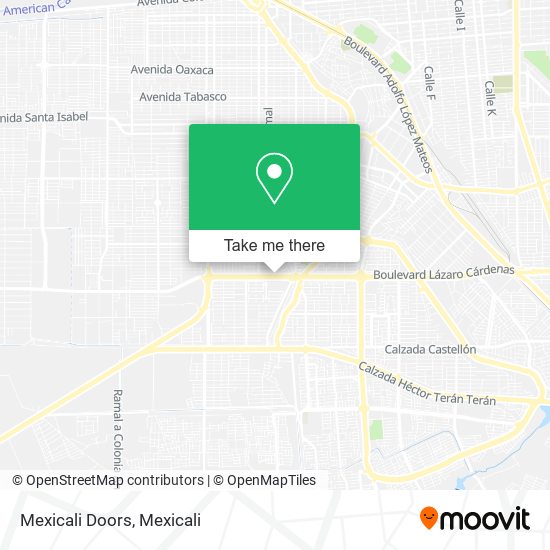 Mapa de Mexicali Doors