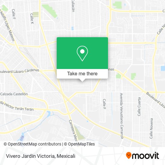 Vivero Jardín Victoria map