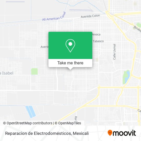 Reparacion de Electrodomésticos map