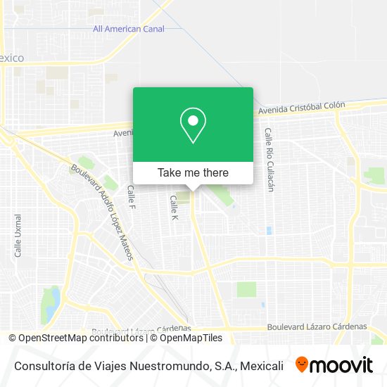 Consultoría de Viajes Nuestromundo, S.A. map