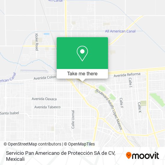 Servicio Pan Americano de Protección SA de CV map