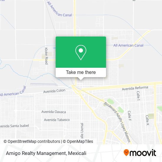 Amigo Realty Management map