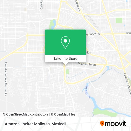 Amazon Locker-Molletes map