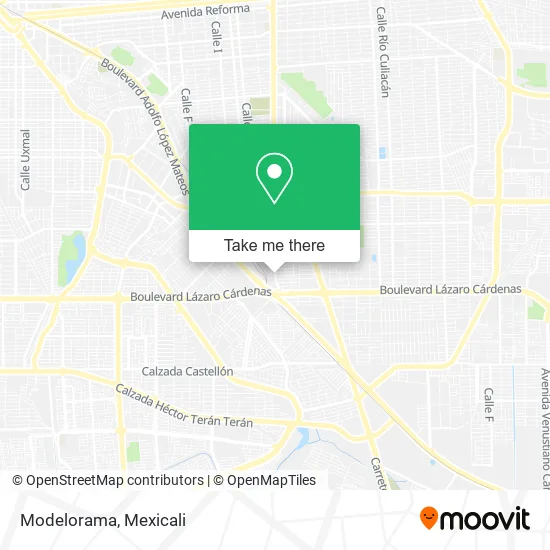 Modelorama map
