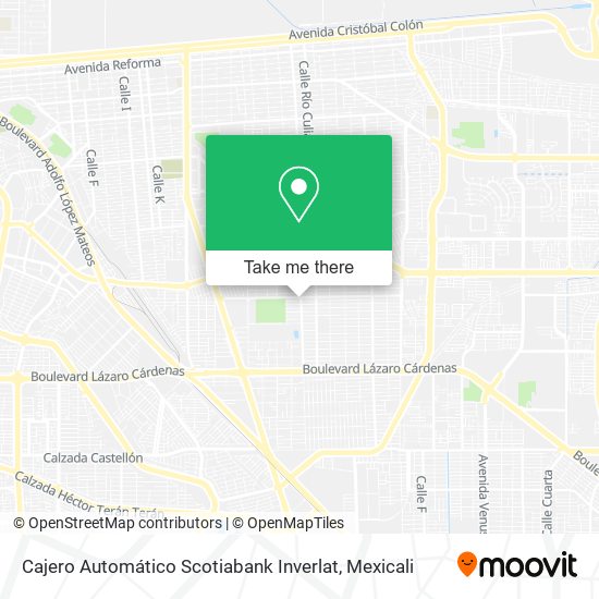 Mapa de Cajero Automático Scotiabank Inverlat