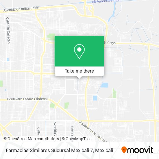 Farmacias Similares Sucursal Mexicali 7 map