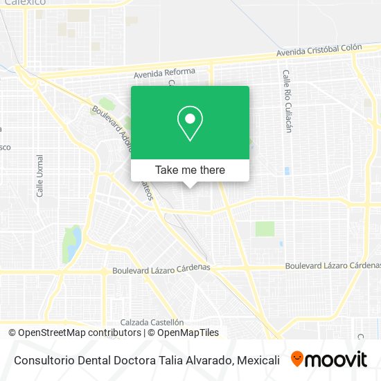 Consultorio Dental Doctora Talia Alvarado map