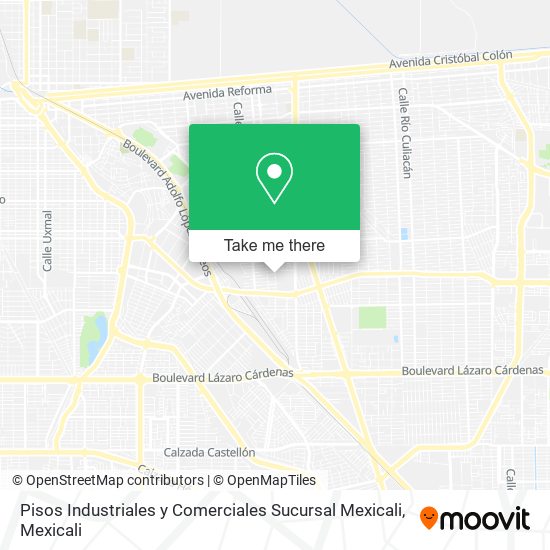 Mapa de Pisos Industriales y Comerciales Sucursal Mexicali