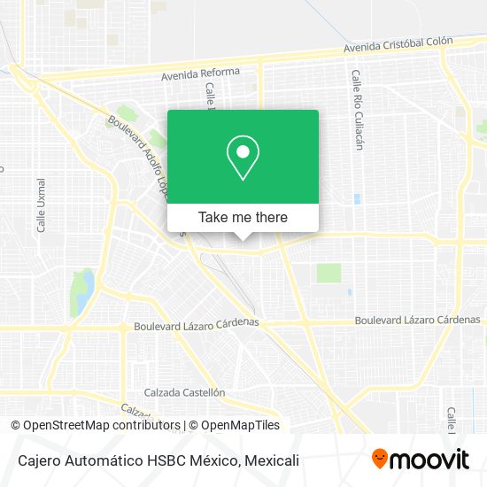 Cajero Automático HSBC México map