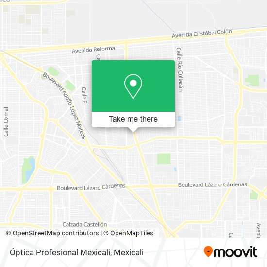 Óptica Profesional Mexicali map