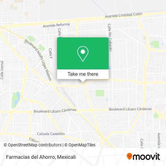 Farmacias del Ahorro map