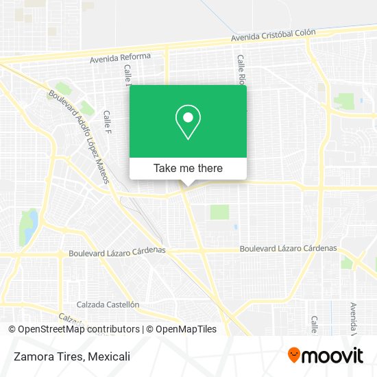 Zamora Tires map