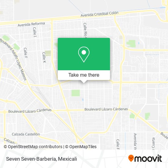 Seven Seven-Barbería map