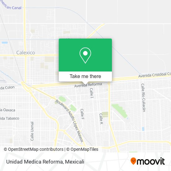 Unidad Medica Reforma map