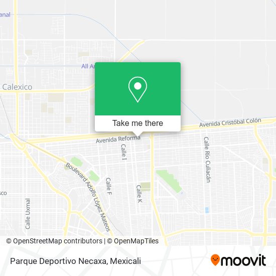 Parque Deportivo Necaxa map