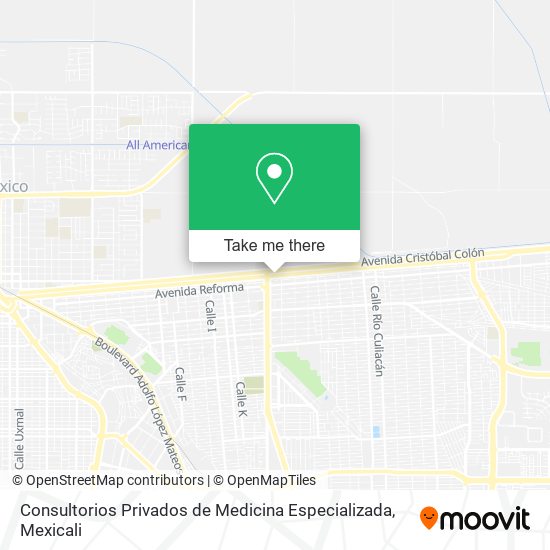 Consultorios Privados de Medicina Especializada map