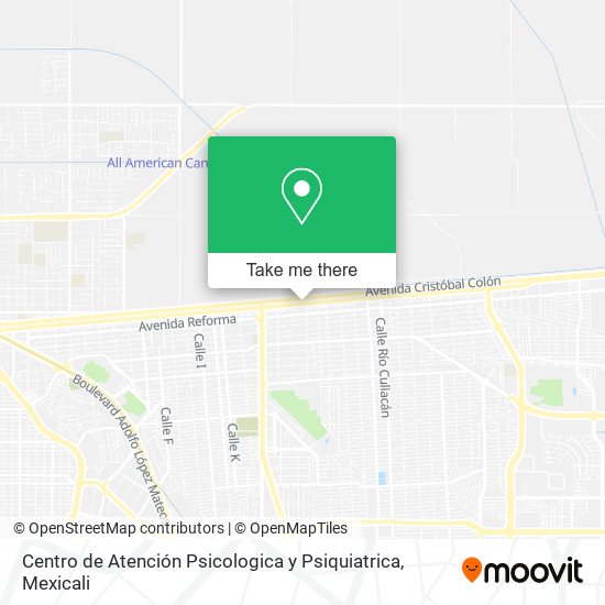 Centro de Atención Psicologica y Psiquiatrica map