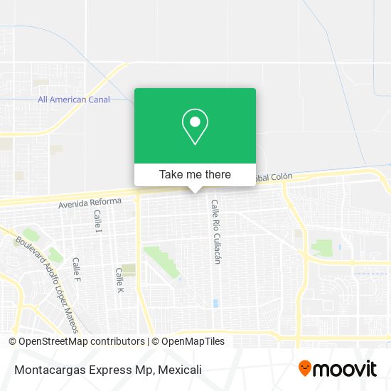 Montacargas Express Mp map