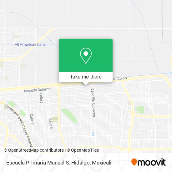 Escuela Primaria Manuel S. Hidalgo map