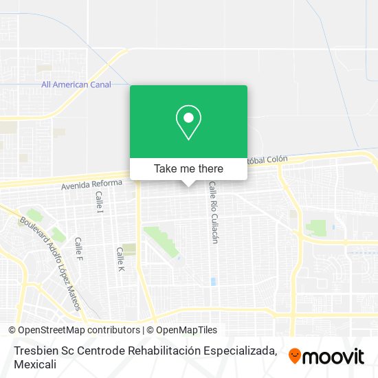 Mapa de Tresbien Sc Centrode Rehabilitación Especializada