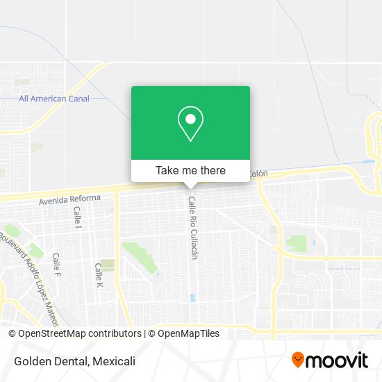 Golden Dental map