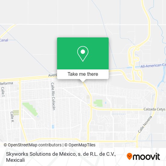 Skyworks Solutions de México, s. de R.L. de C.V. map