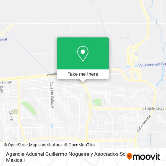 Agencia Aduanal Guillermo Nogueira y Asociados Sc map