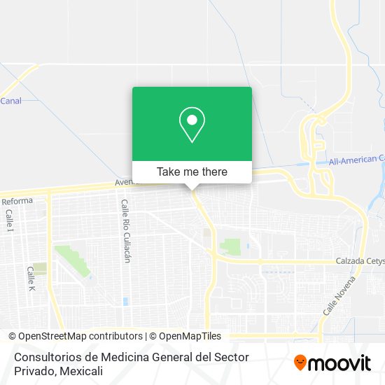 Mapa de Consultorios de Medicina General del Sector Privado