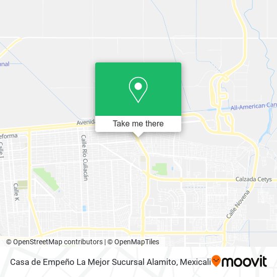 Casa de Empeño La Mejor Sucursal Alamito map
