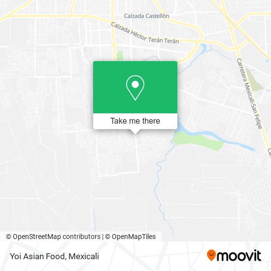 Yoi Asian Food map